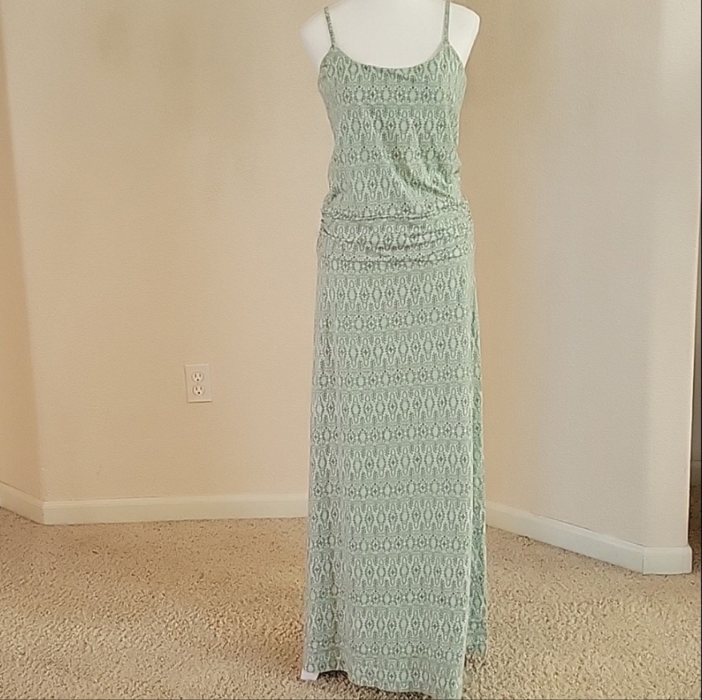 Toad&Co maxi drop waist dress. Medium